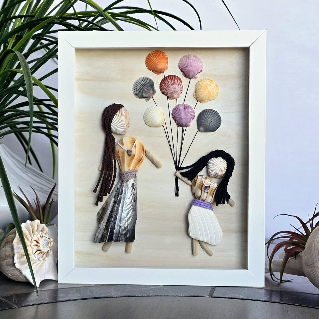 Mother and Daughter with Balloons #115