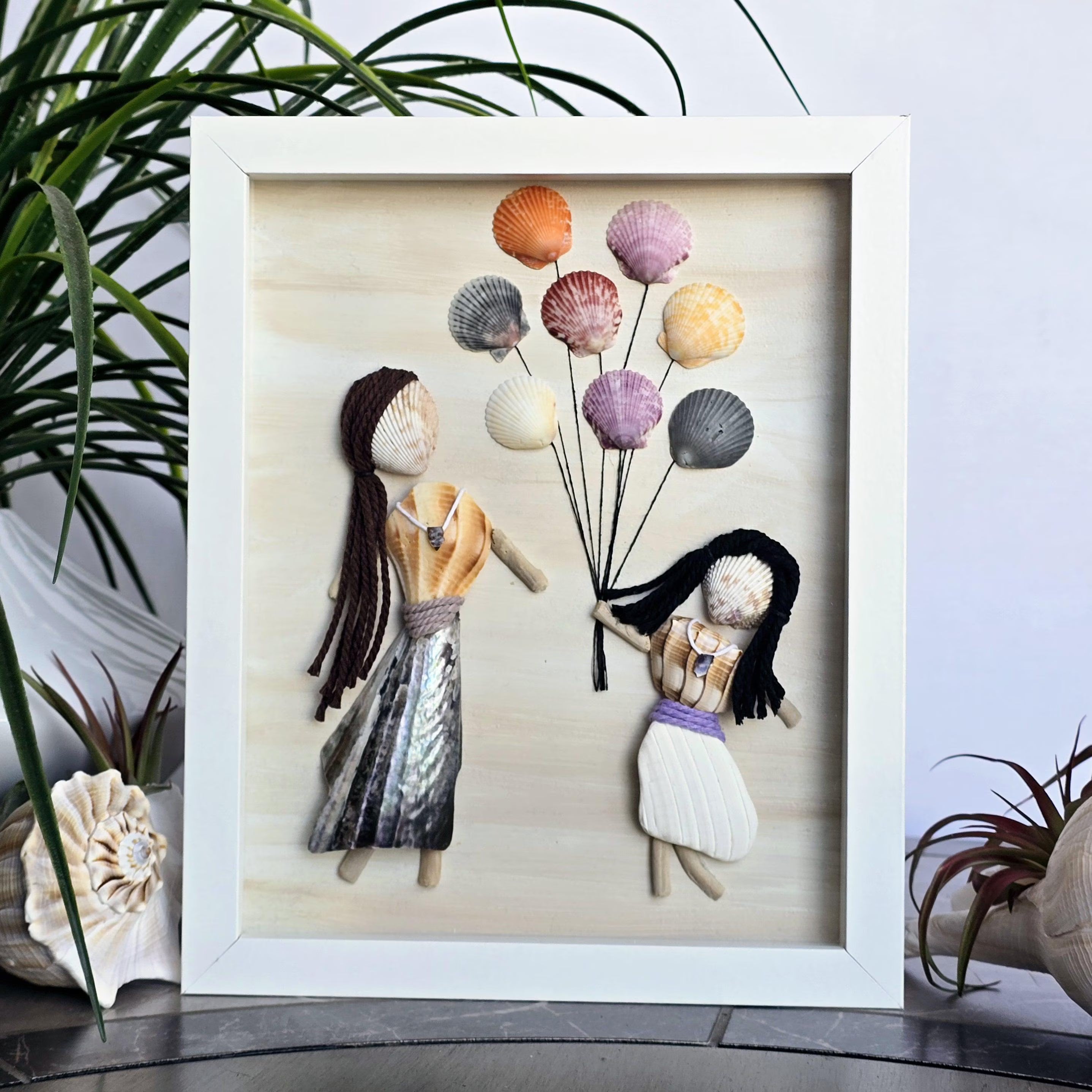 Mother and Daughter with Balloons #115