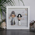 Mother and Daughter with Butterflies #141
